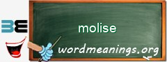 WordMeaning blackboard for molise